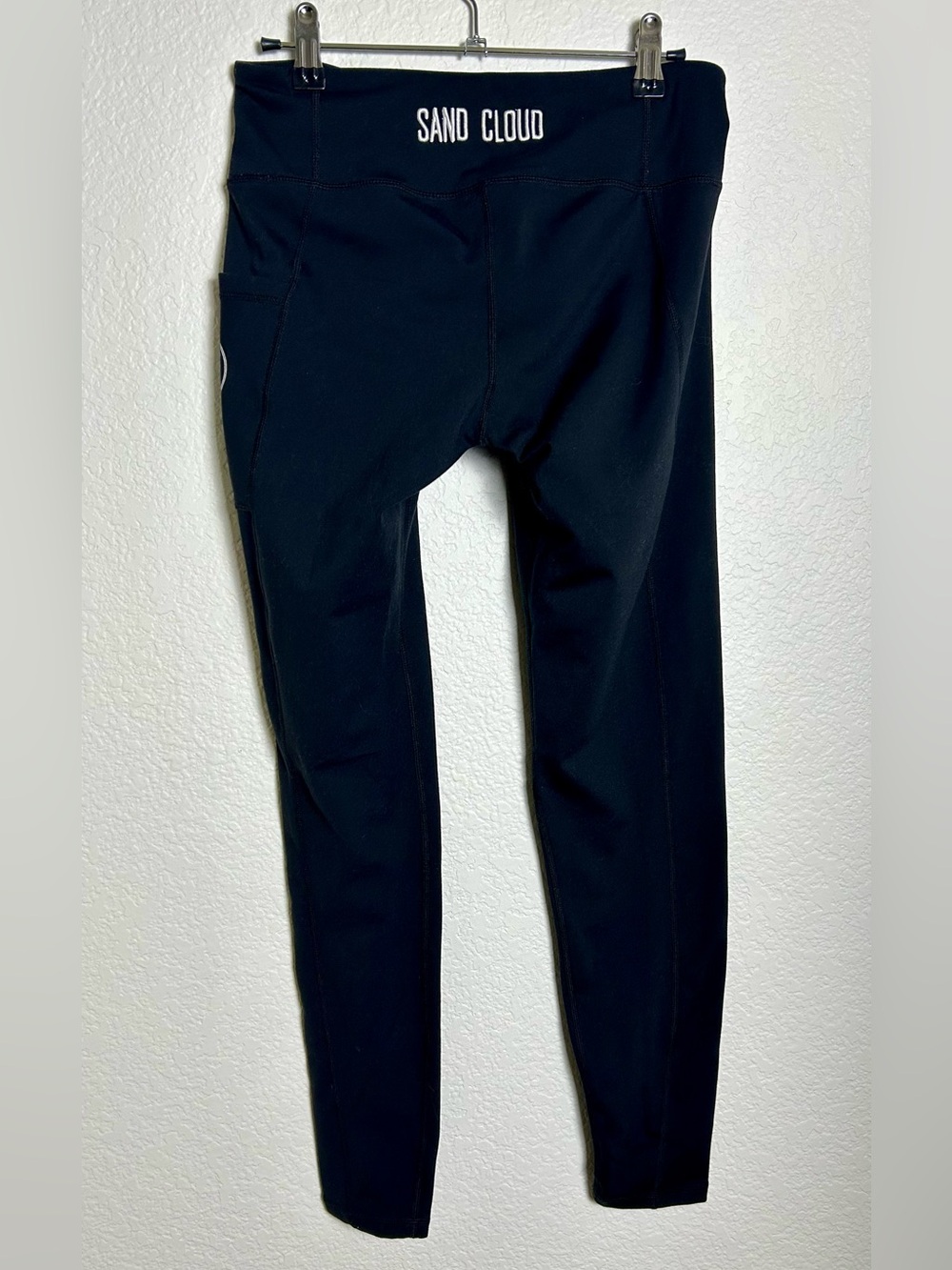 Sand Cloud Black High Rise Pocket Leggings Women’s Medium Athletic Yoga Pants